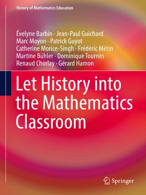 cover image of Let History into the Mathematics Classroom